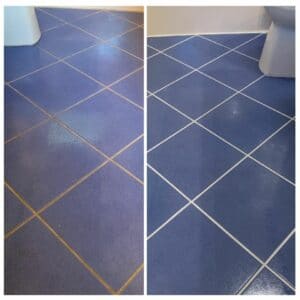 Before and After Tile Cleaning Mesa