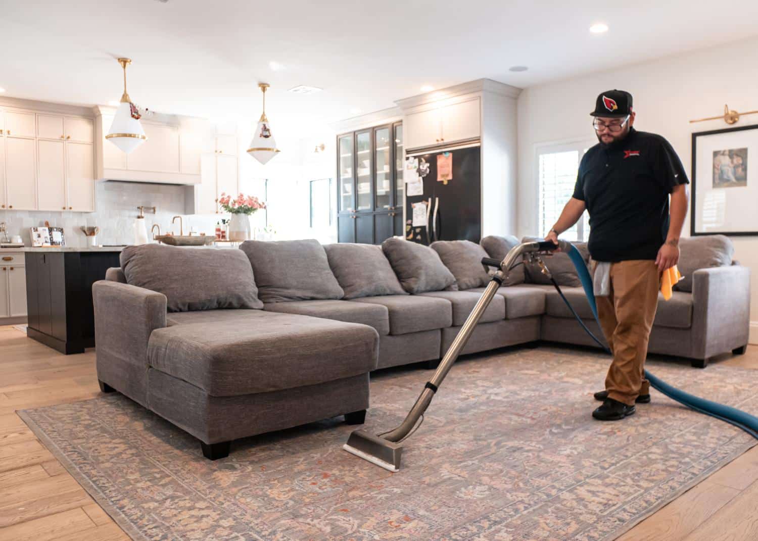 How We Cleaned Carpets for a Business: A Team Effort